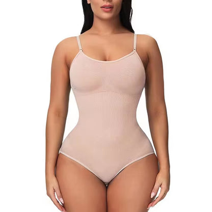 Open-Crotch Padded Bodysuit Shapewear